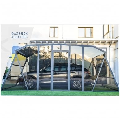 GAZEBOX ALBATROS Garažas (Stoginė) automobiliui iš Italijos 4