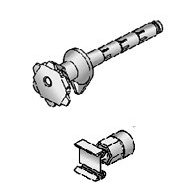 Sieninis laikiklis U140 (15mm x 120mm)